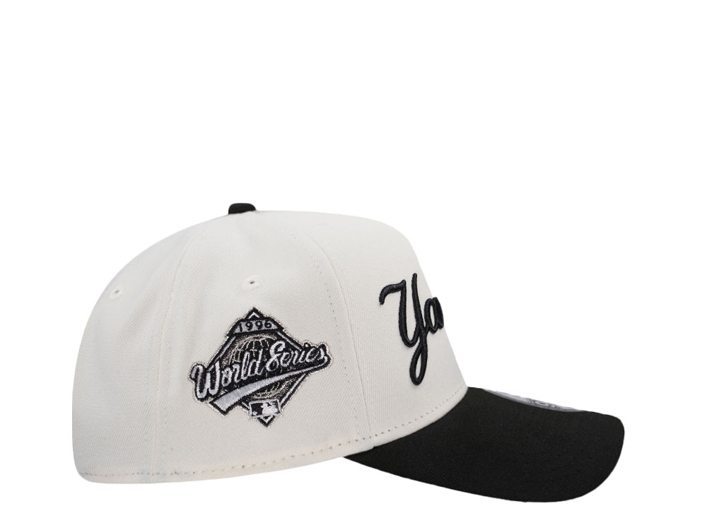 New Era New York Yankees World Series 1996 Script Chrome Two Tone Edition 9Forty A Frame Snapback Casquette