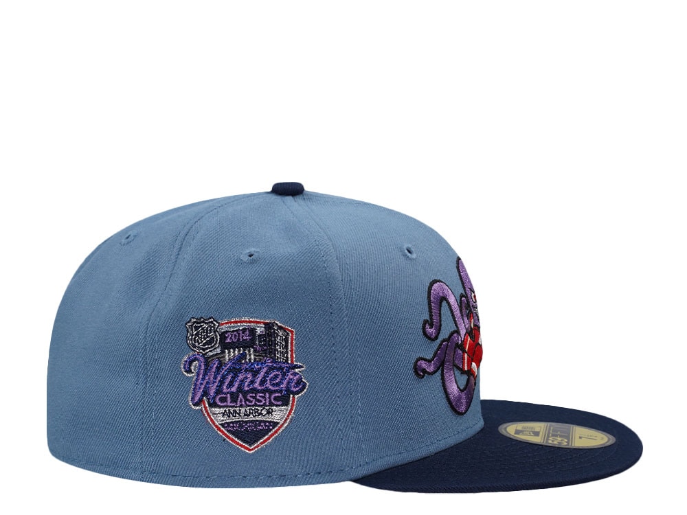 New Era Detroit Red Wings Winter Classic 2014 Al Blue Two Tone Edition 59Fifty Fitted Casquette