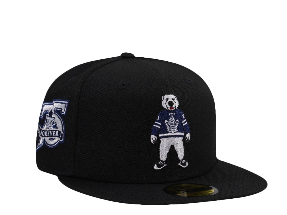 New Era Toronto Maple Leafs 75th Anniversary Black Prime Edition 59Fifty Fitted Casquette