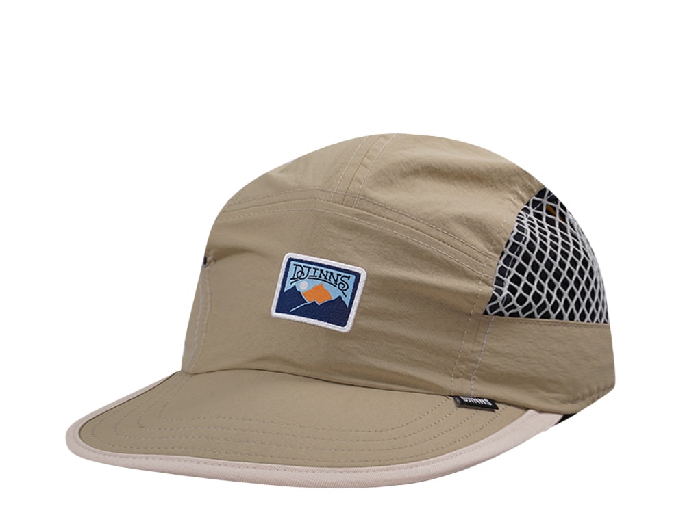 Djinns 5 Panel Sand Big Net Mountain Strapback Casquette