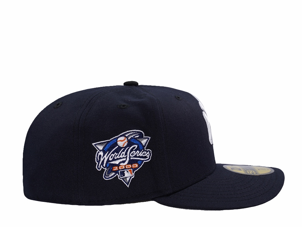 New Era New York Yankees World Series 2000 Navy Prime Edition Pre Curved 59Fifty Fitted Casquette