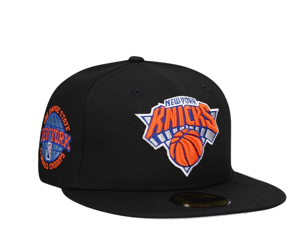 New Era New York Knicks 2x World Champs Black Edition 59Fifty Fitted Casquette