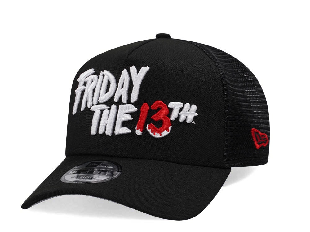 New Era Friday the 13th Black Trucker Prime Edition 9Forty A Frame Snapback Casquette