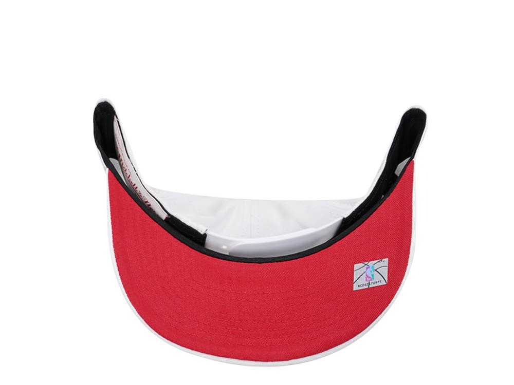 Mitchell & Ness Miami Heat All in Pro White Snapback Casquette