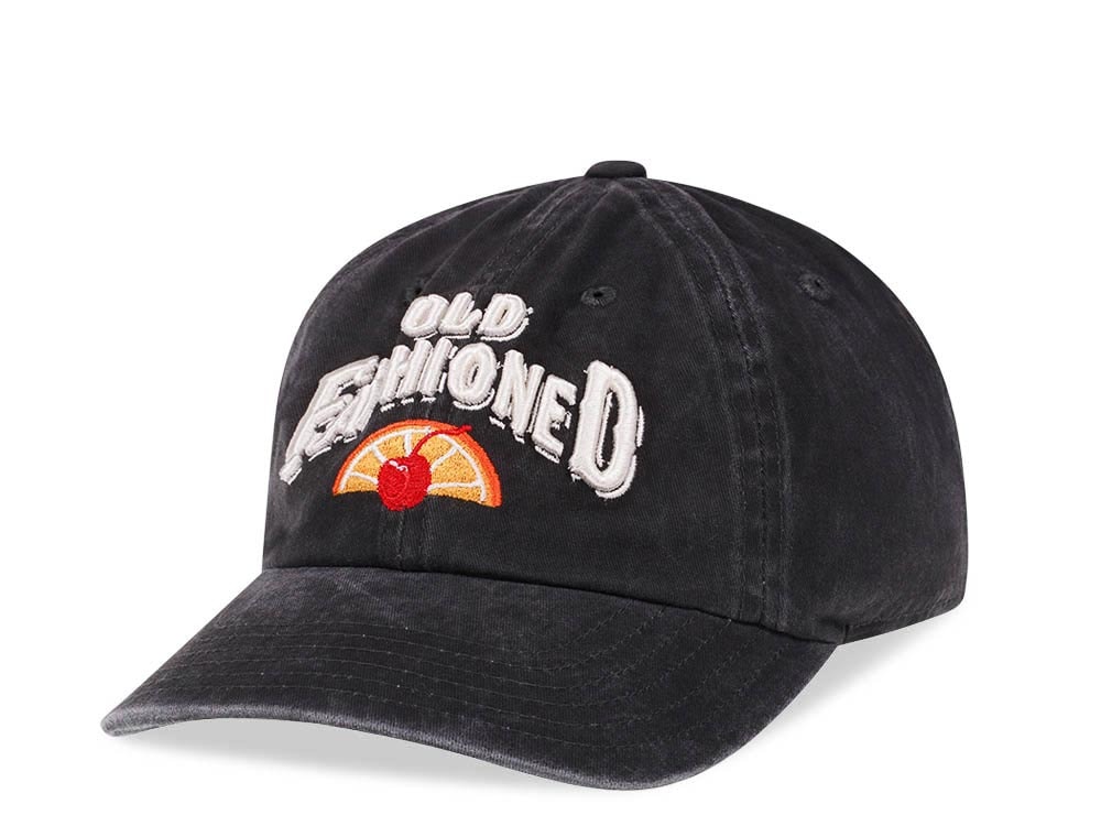 American Needle Old Fashion Archive Cocktail Black Dad  Strapback Casquette