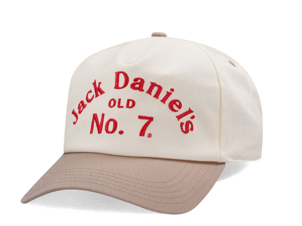 American Needle Jack Daniels Roscoe Ivory Snapback Casquette