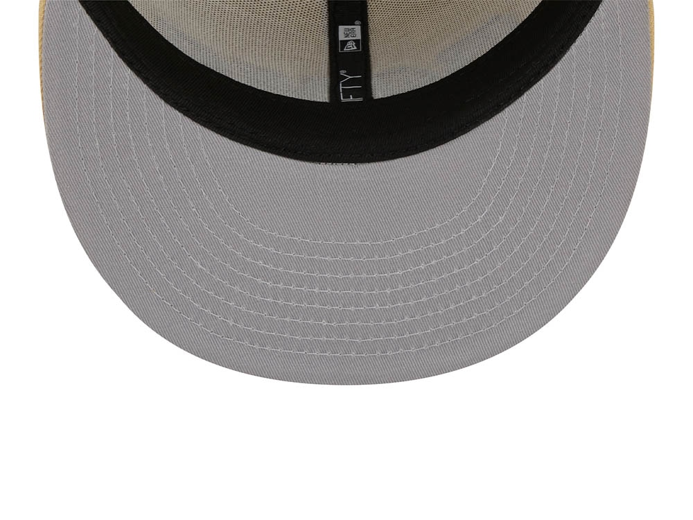 New Era Los Angeles Rams Pro Bowl Honolulu 1987 Raffia Front Vegas Gold Edition 59Fifty Fitted Casquette