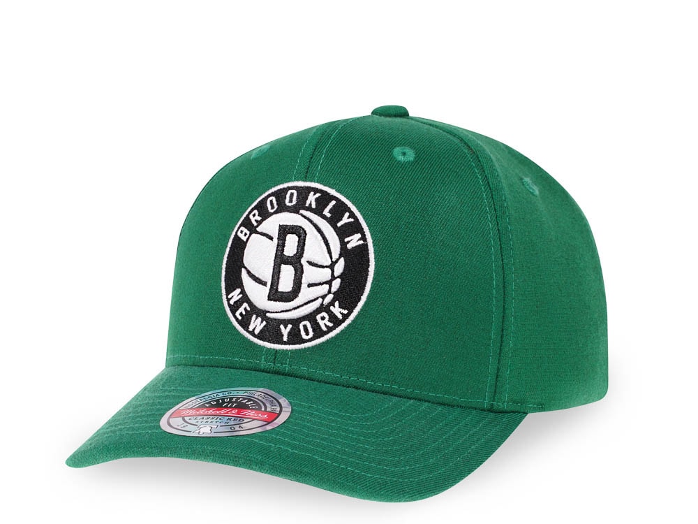 Mitchell & Ness Brooklyn Nets Green Red Line Flex Snapback Casquette