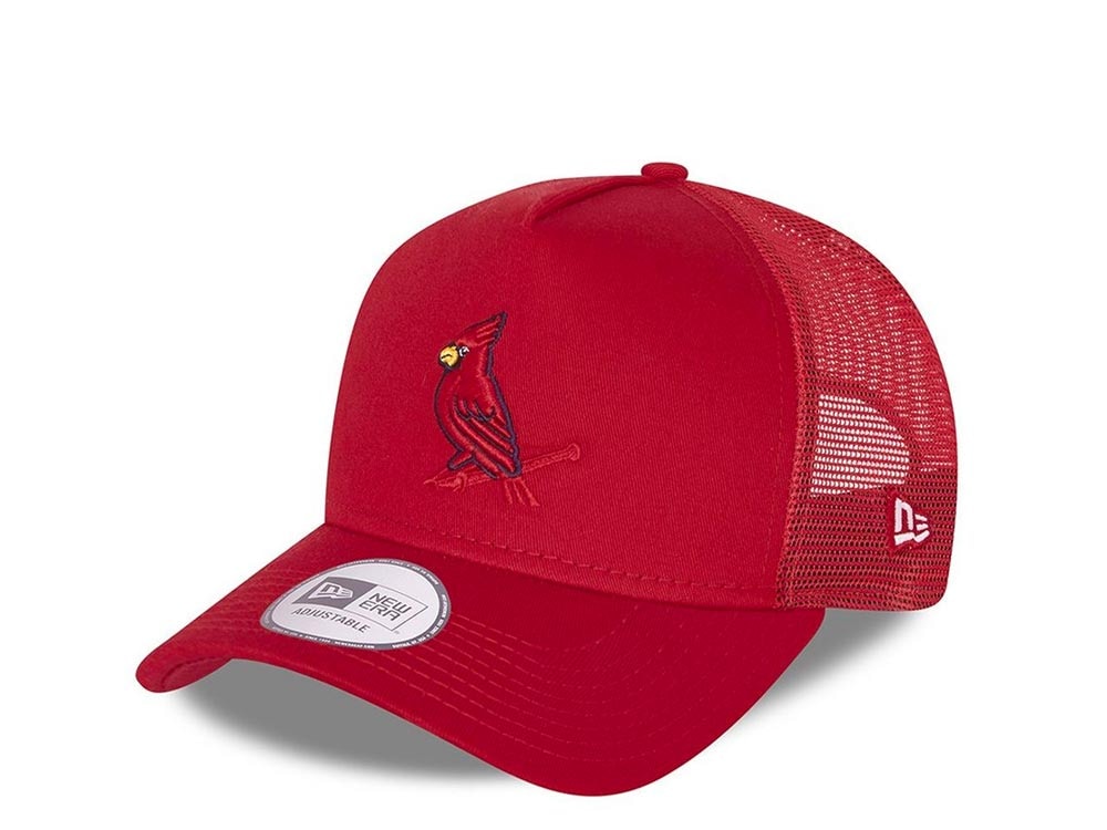 New Era St. Louis Cardinals Elemental Red A Frame Trucker Snapback Casquette