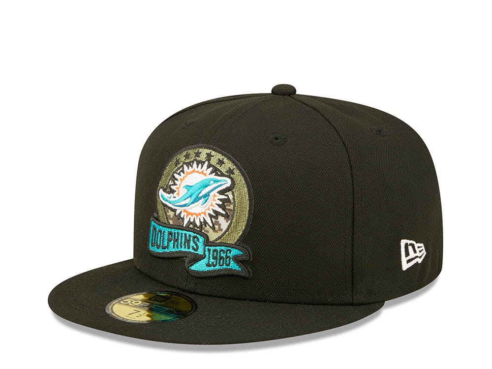New Era Miami Dolphins Salute to Service 2022 Fitted 59Fifty Casquette