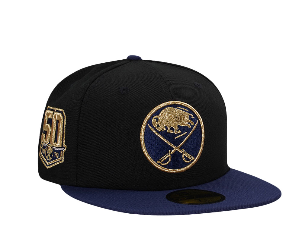 New Era Buffalo Sabres 50th Anniversary Black Two Tone Edition 59Fifty Fitted Casquette