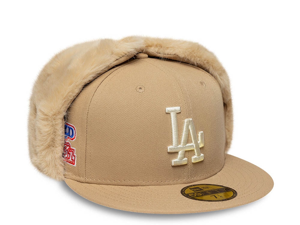 New Era Los Angeles Dodgers World Series 1981 Camel Prime Edition 59Fifty Dogear Fitted Casquette