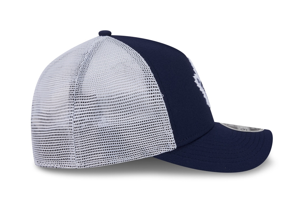 New Era Toronto Maple Leafs Official Team Color Edition 9Forty M Crown A Frame Trucker Snapback Casquette