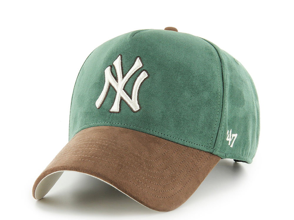 47Brand New York Yankees Dark Green Ultrasuede Edition MVP Strapback Casquette