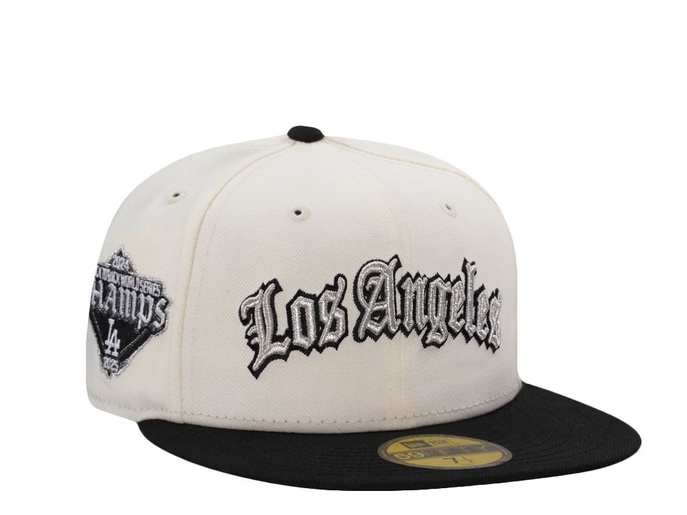 New Era Los Angeles Dodgers World Series 2025 Chrome Two Tone Edition 59Fifty Fitted Casquette