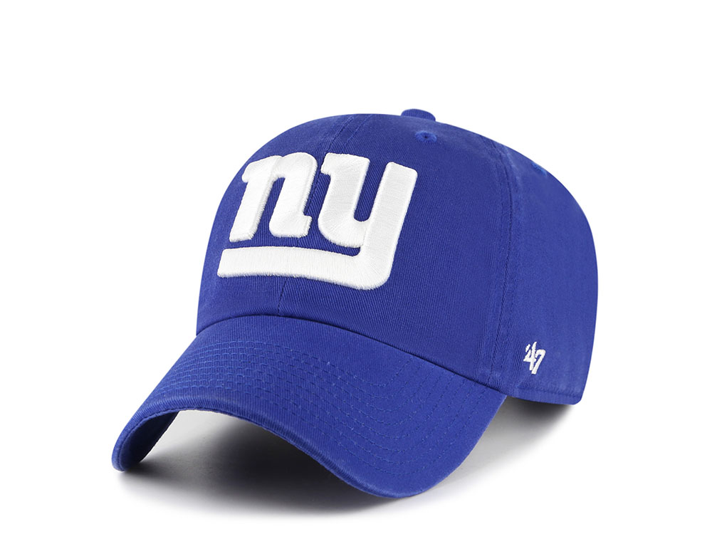 47Brand New York Giants Royal Blue Classic Edition Clean Up Strapback Casquette
