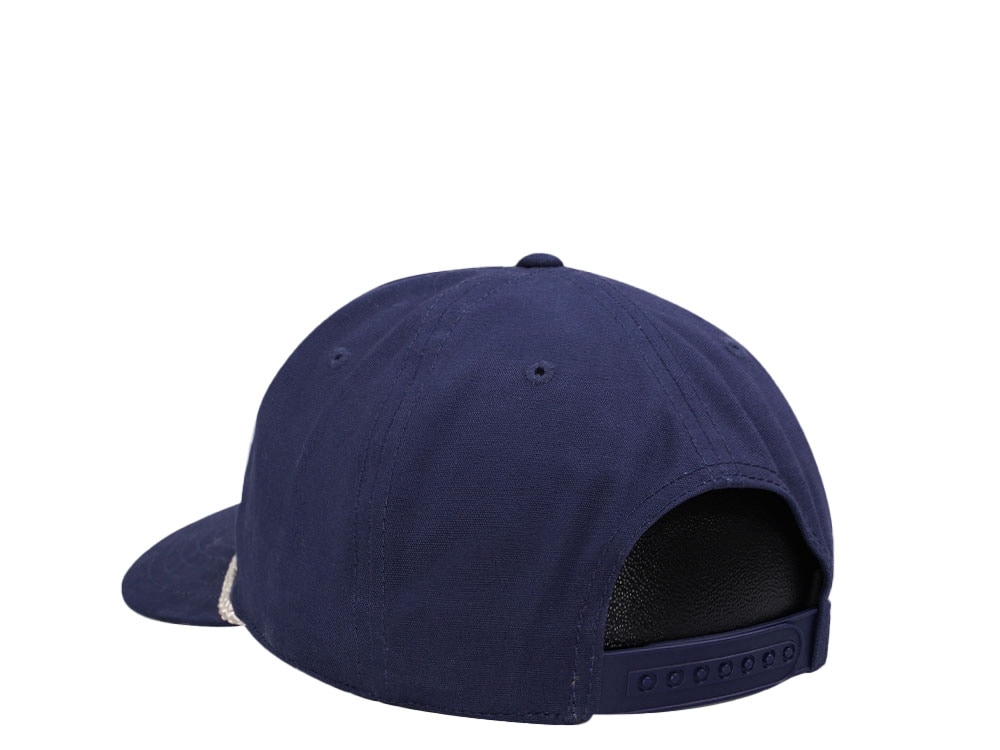 American Needle Old Style Canvas Cappy Navy Casual Snapback Casquette