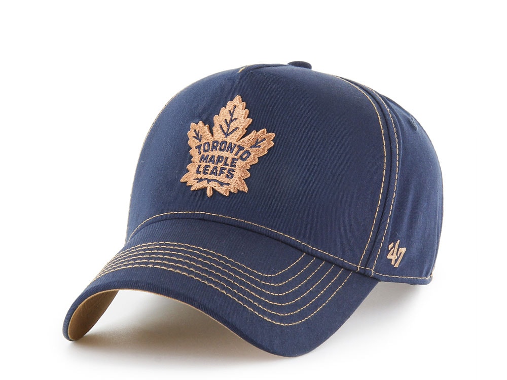 47Brand Toronto Maple Leafs Navy Contrast Stitch Edition MVP Strapback Casquette