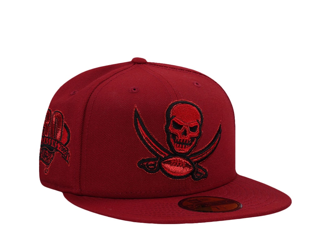 New Era Tampa Bay Buccaneers 30 Seasons Red Prime Edition 59Fifty Fitted Casquette
