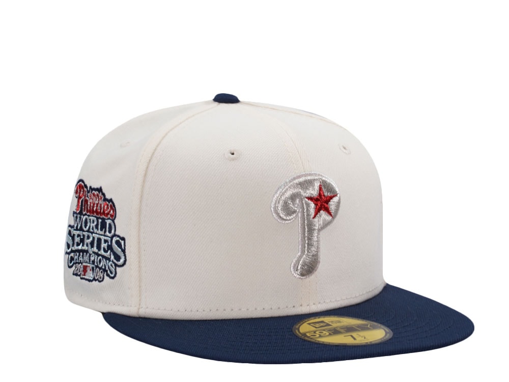 New Era Philadelphia Phillies World Series 2008 Chrome Two Tone Edition 59Fifty Fitted Casquette