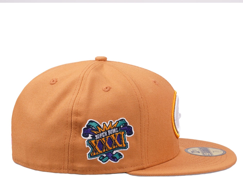 New Era Green Bay Packers Super Bowl XXXI Golden Memories Collection 59Fifty Fitted Casquette