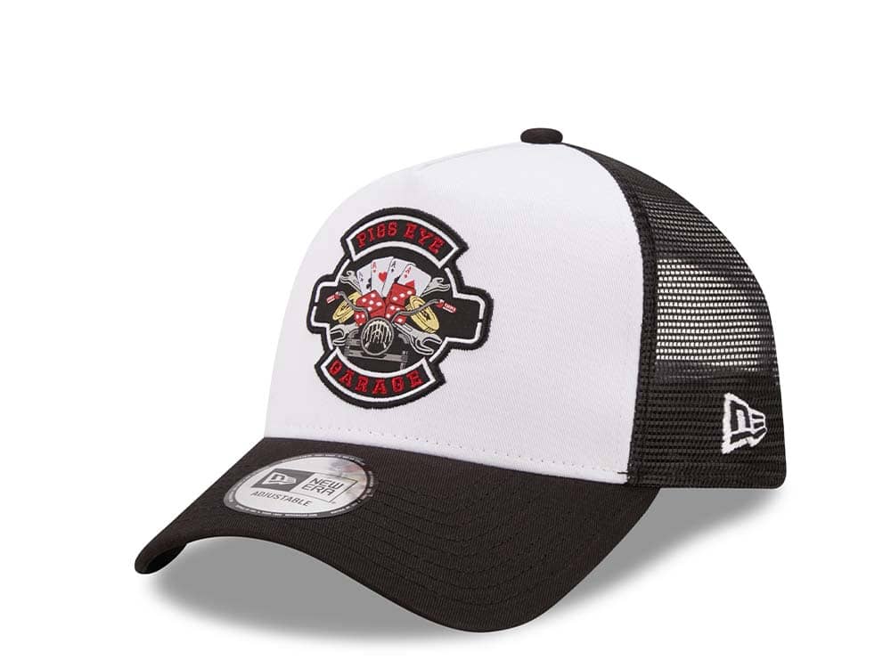 New Era Pigs Eye Garage A Frame Trucker Snapback Casquette