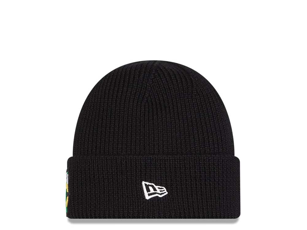 New Era Chicago Blackhawks Skull Knit Black Chapeaux