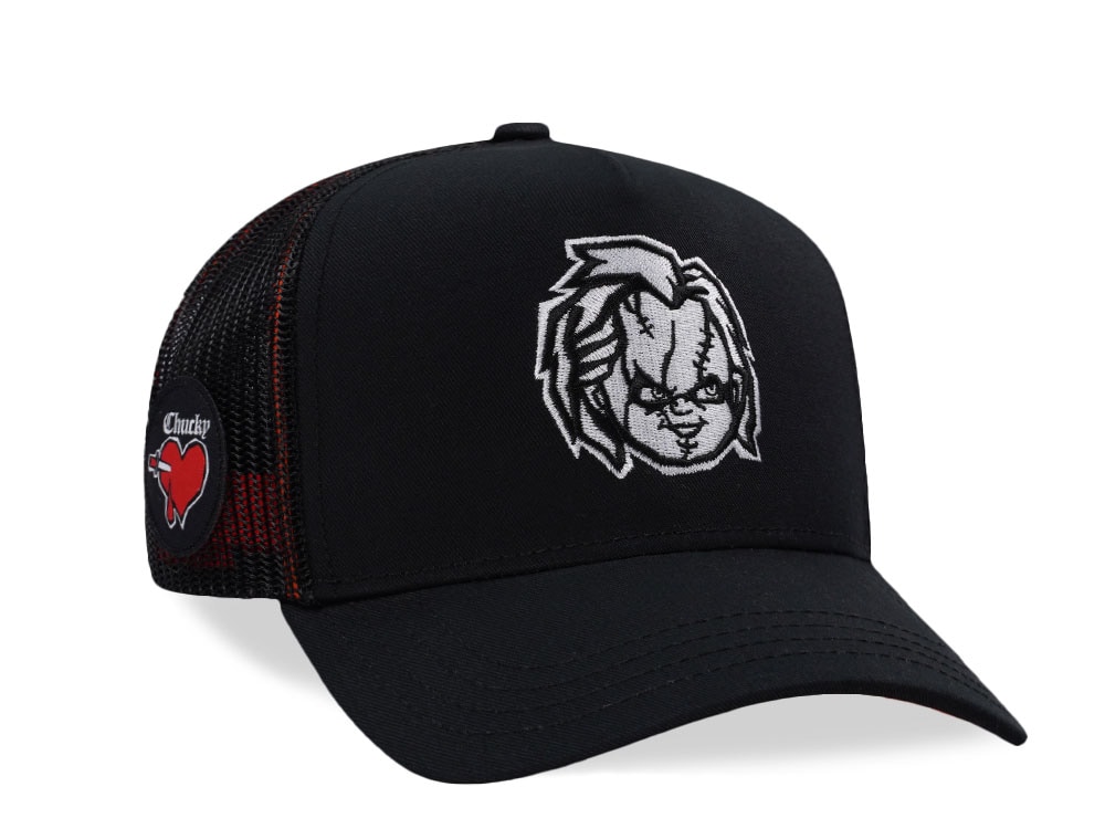 Capslab Chucky Black Trucker Snapback Casquette