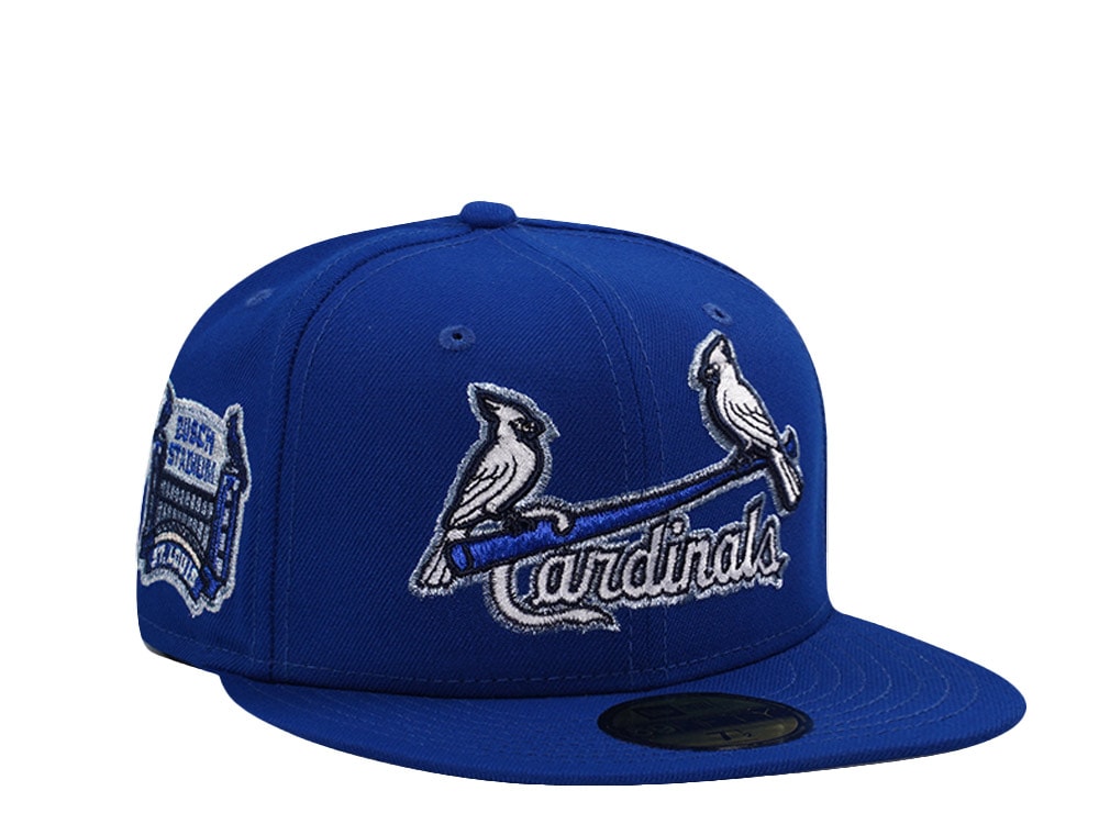 New Era St. Louis Cardinals Bush Stadium Royal Blue Prime Edition 59Fifty Fitted Casquette