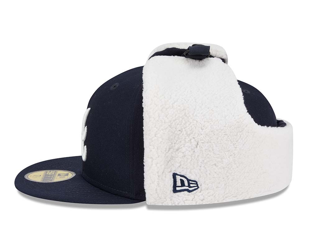 New Era Atlanta Braves Classic Navy 59Fifty Dogear Fitted Casquette