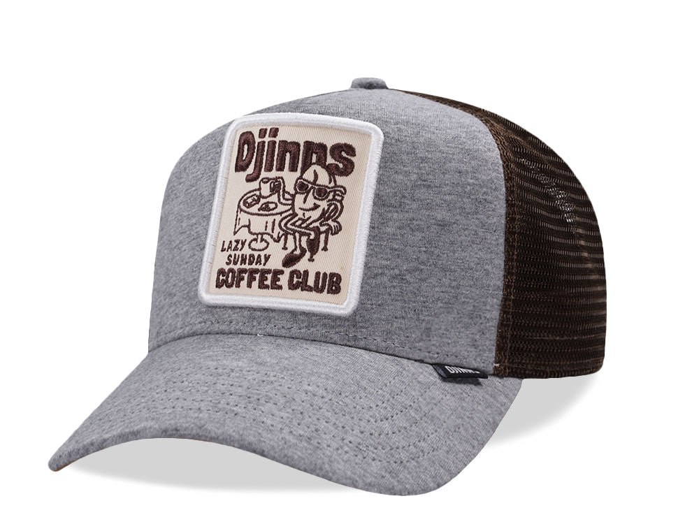 Djinns Lazy Sunday Coffee Gray Trucker Snapback Casquette