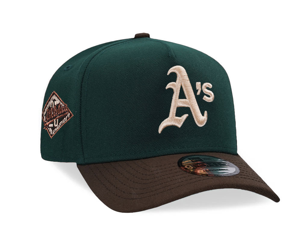 New Era Oakland Athletics 25th Anniversary Dark Green Two Tone 9Forty A Frame Snapback Casquette