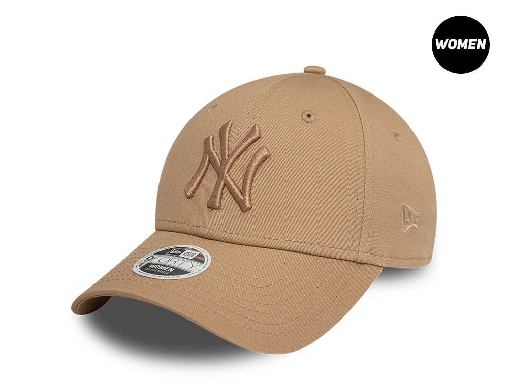 New Era New York Yankees League Essential Camel Womens 9Forty Strapback Casquette