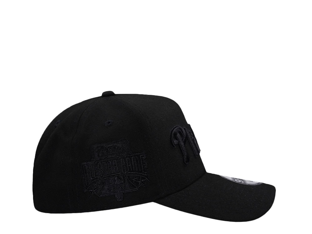 New Era Philadelphia Phillies Black Prime Tone Edition 9Forty A Frame Snapback Casquette