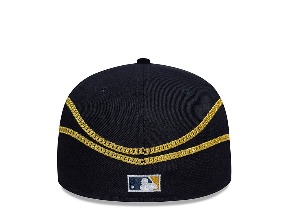 New Era New York Yankees Chain Wrap Navy Edition 59Fifty Fitted Casquette