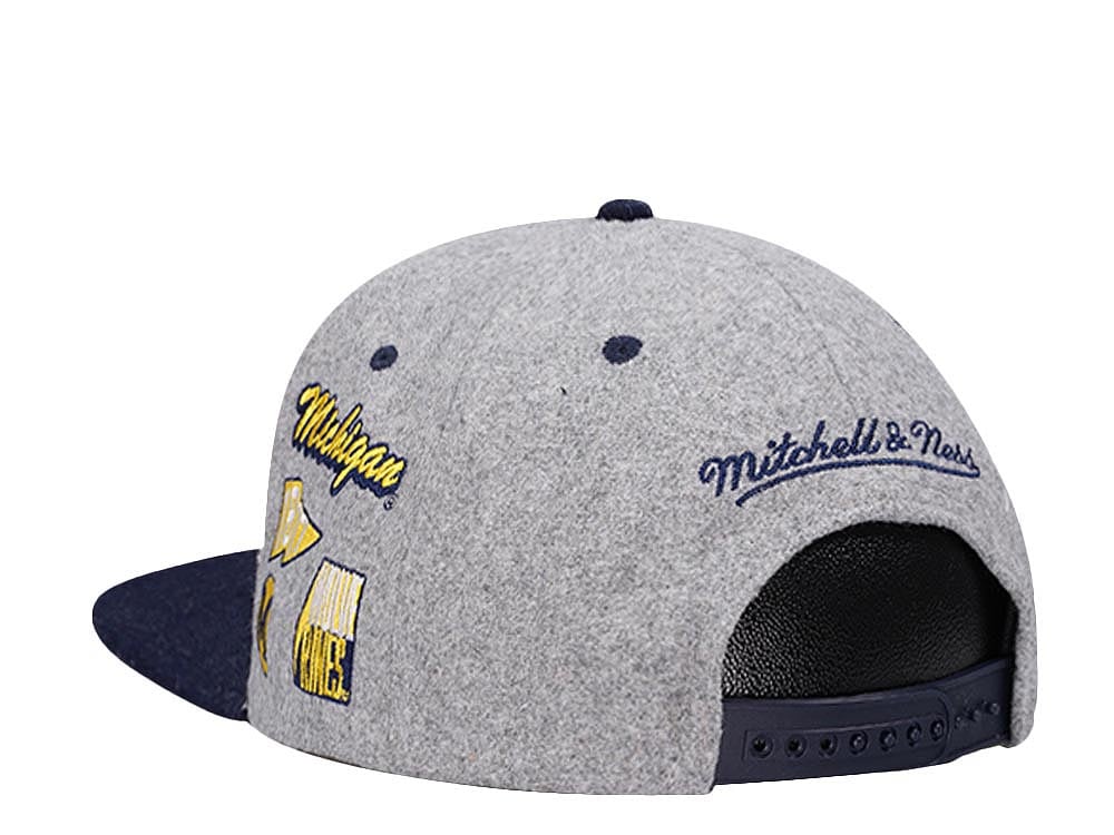 Mitchell & Ness University of Michigan NCAA Melton Patch Snapback Casquette