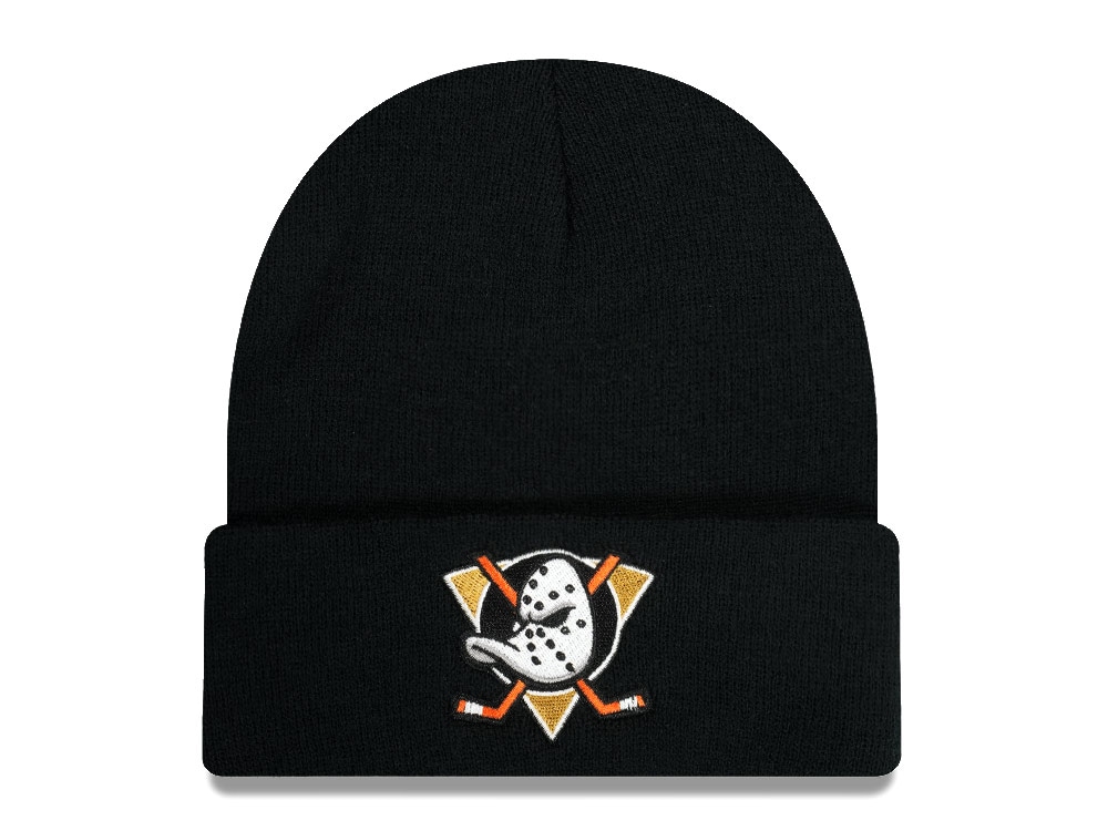 American Needle Anaheim Mighty Ducks Cuffed Black Chapeaux