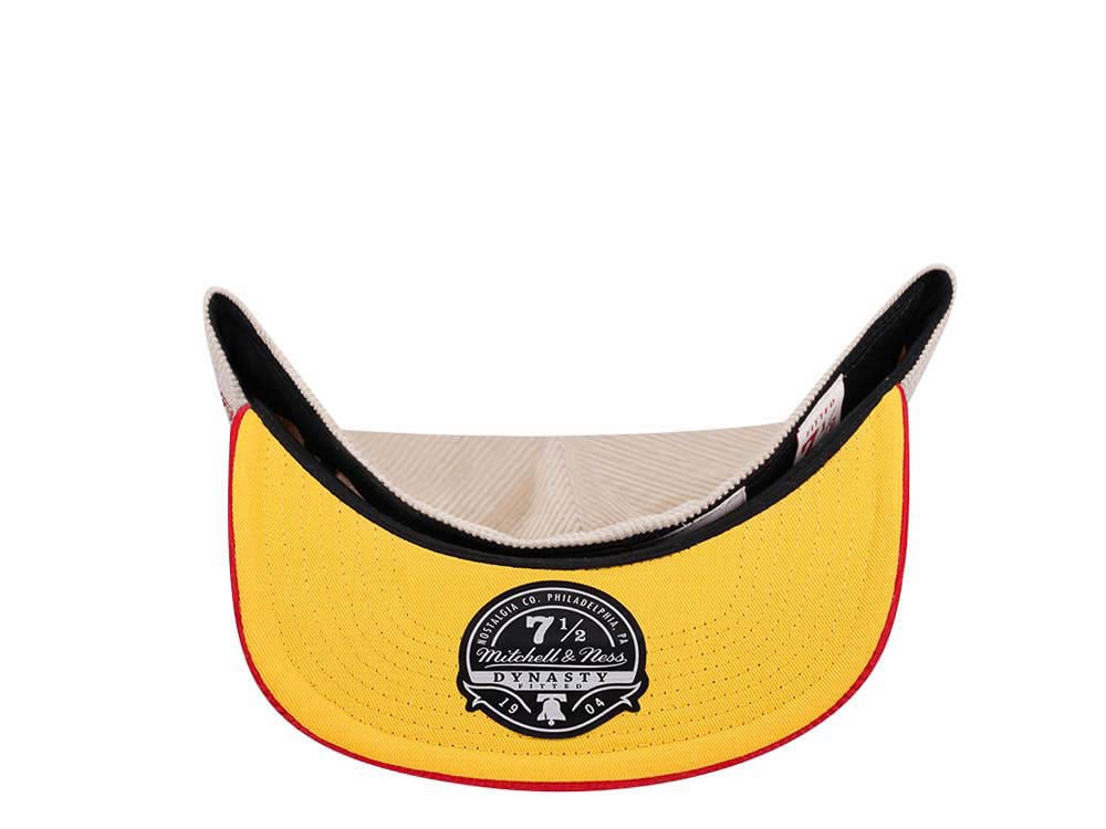 Mitchell & Ness Houston Rockets All Star 1989 Two Tone Hardwood Classic Cord Edition Dynasty Fitted Casquette
