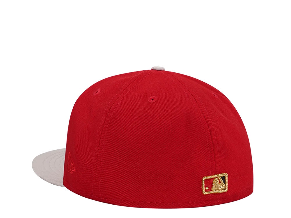 New Era Anaheim Angels 60th Anniversary Scarlet Edition 59Fifty Fitted Casquette