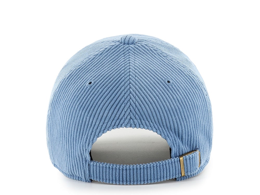 47 Brand New York Yankees Corduroy Montego Blue Base Runner Clean Up Strapback Casquette