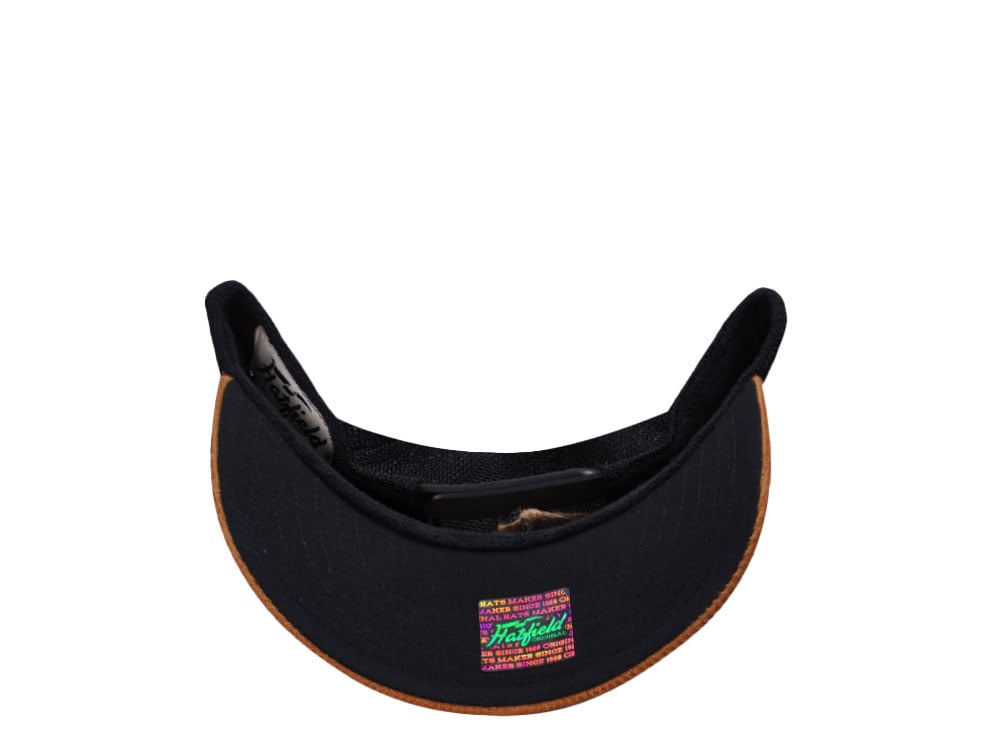 Hatfield Classic Original Black Brown Trucker Snapback Casquette