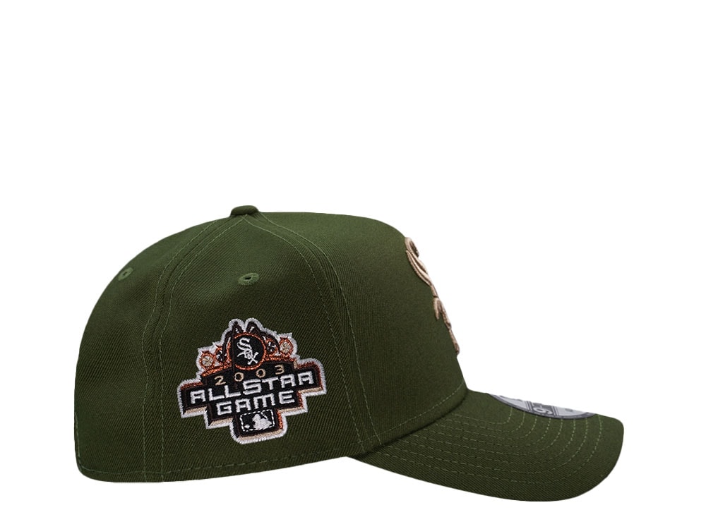New Era Chicago White Sox All Star Game 2003 Rifle Green Prime Edition 9Forty A Frame Snapback Casquette