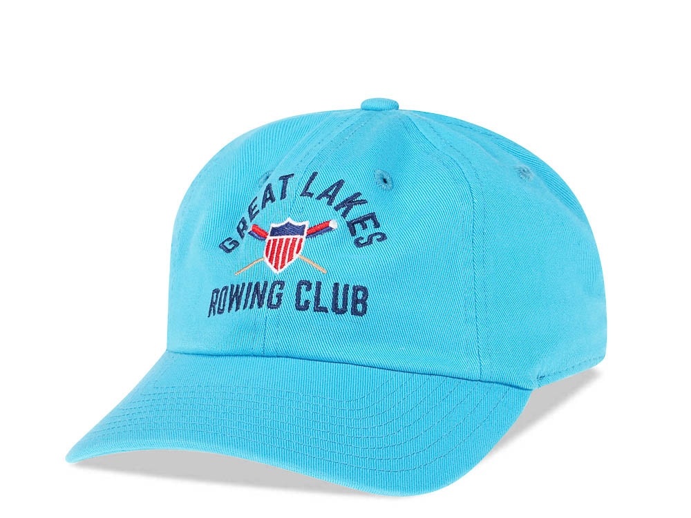 American Needle Great Lakes Rowing Club Teal Vintage Casual Strapback Casquette