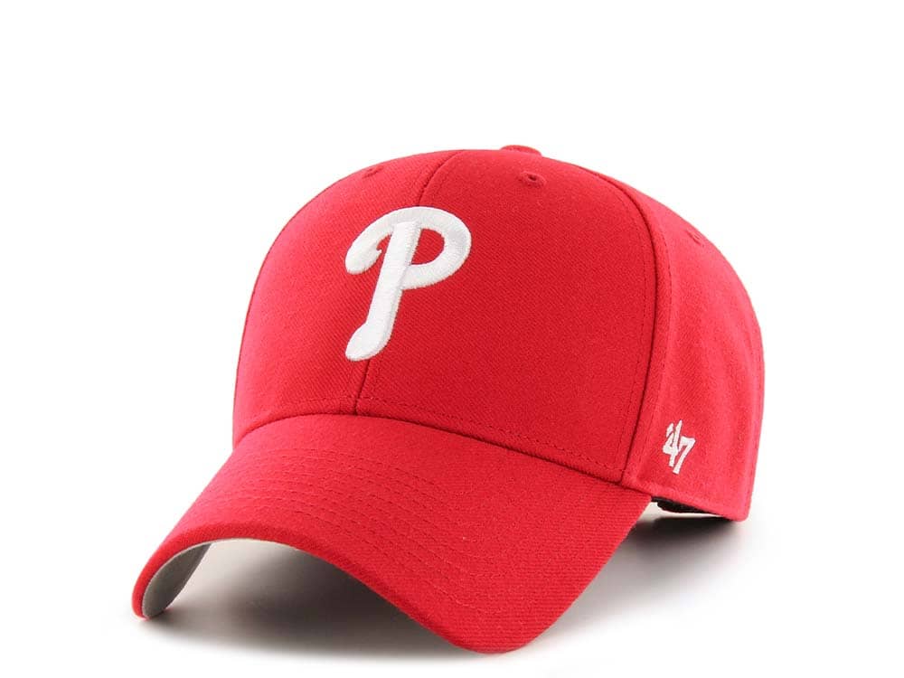 47Brand Philadelphia Phillies Classic Red Strapback Casquette