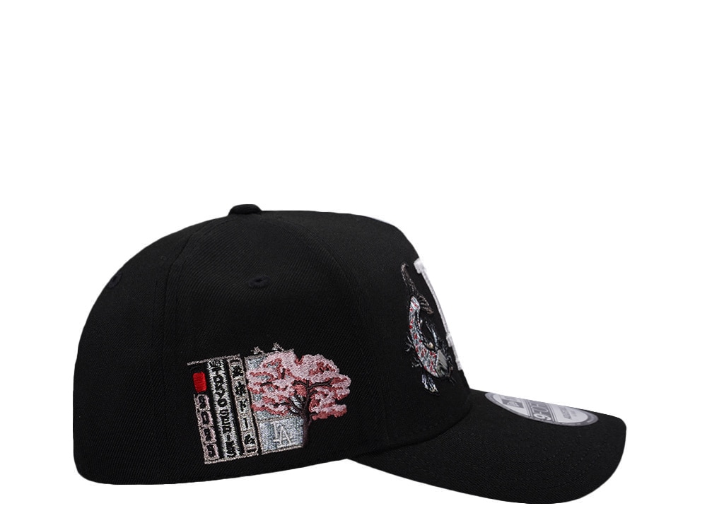 New Era Los Angeles Dodgers Tokyo Series Koi Black Prime Edition 9Forty A Frame Snapback Casquette