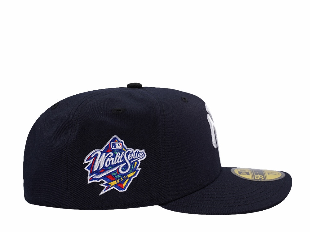 New Era New York Yankees World Series 1999 Navy Prime Edition Pre Curved 59Fifty Fitted Casquette