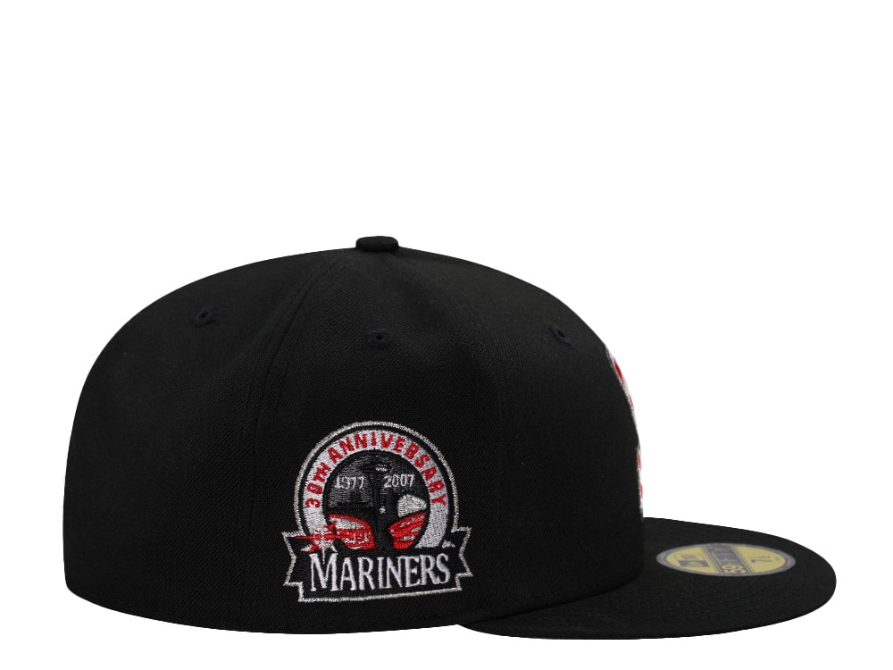 New Era Seattle Mariners 30th Anniversary Black Prime Edition 59Fifty Fitted Casquette