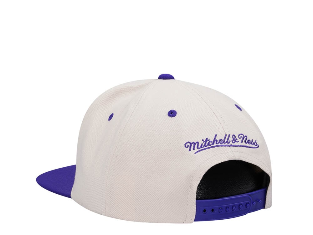 Mitchell & Ness Utah Jazz Sail Off White Two Tone Snapback Casquette