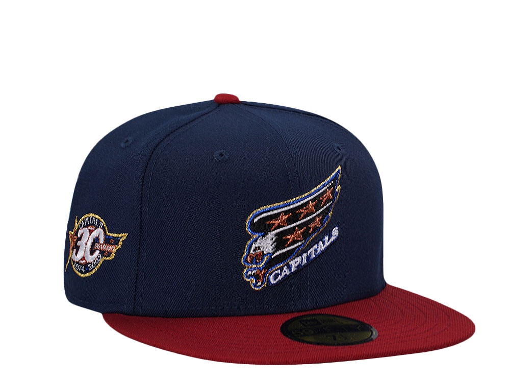New Era Washington Capitals 30th Anniversary Throwback Two Tone Edition 59Fifty Fitted Casquette