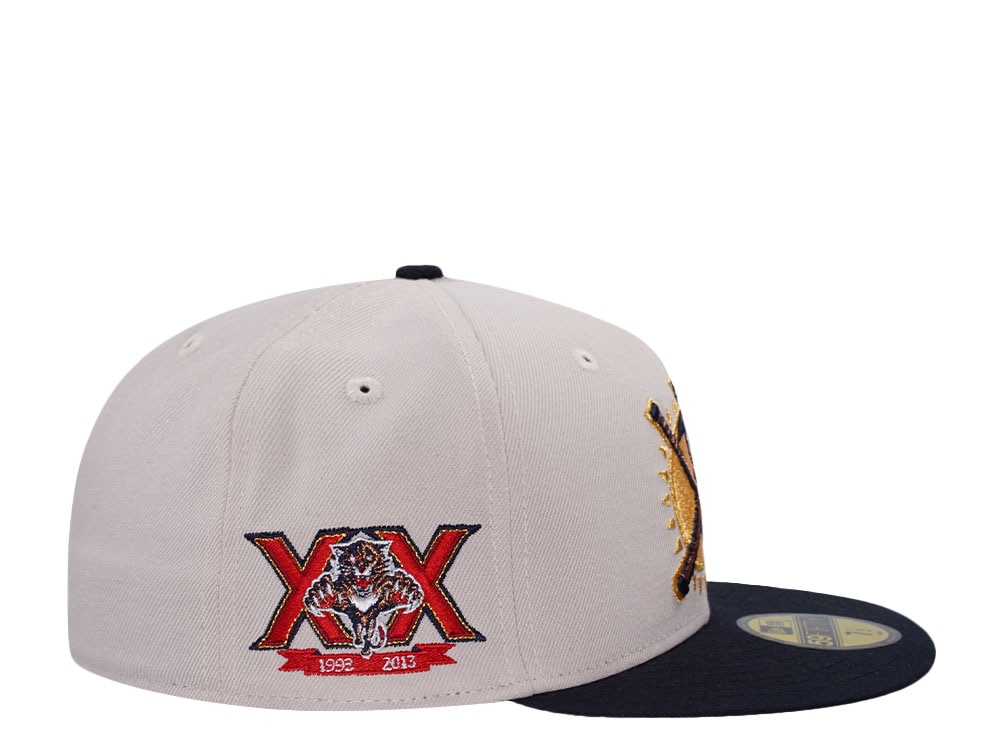 New Era Florida Panthers 20th Anniversary Chrome Two Tone Edition 59Fifty Fitted Casquette